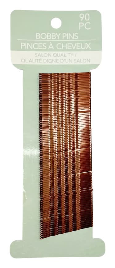 Salon Quality Bobby Pins, Brown (90 ct)