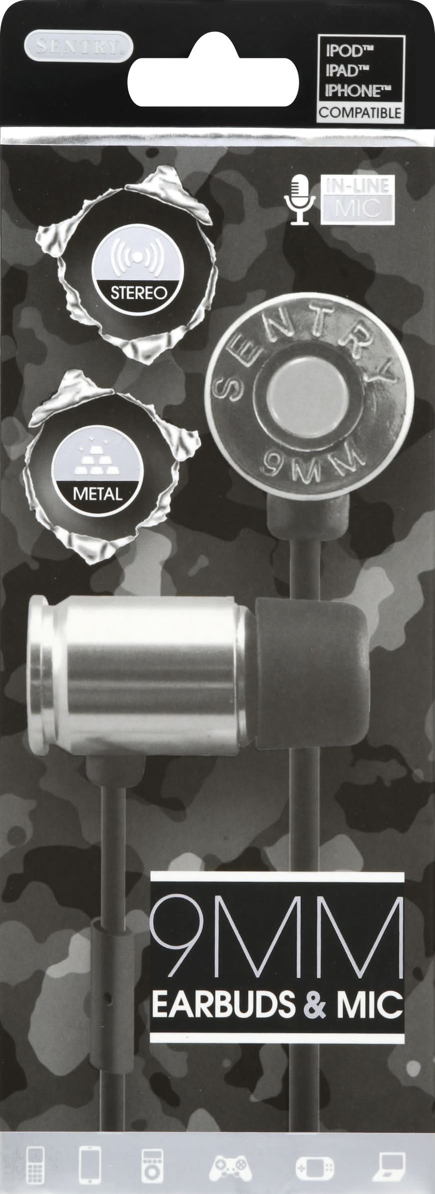 Sentry Earbuds & Mic