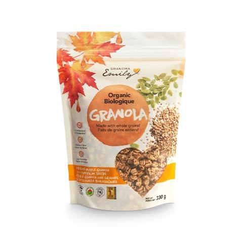 Grandma Emily Organic Maple Quinoa Granola 330g