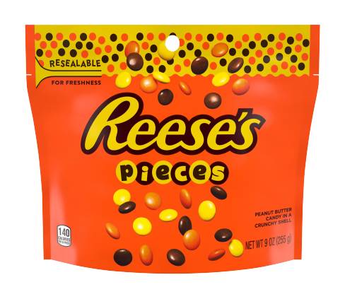 Reese's Pieces Candy in a Crunchy Shell, Peanut Butter (9 oz)