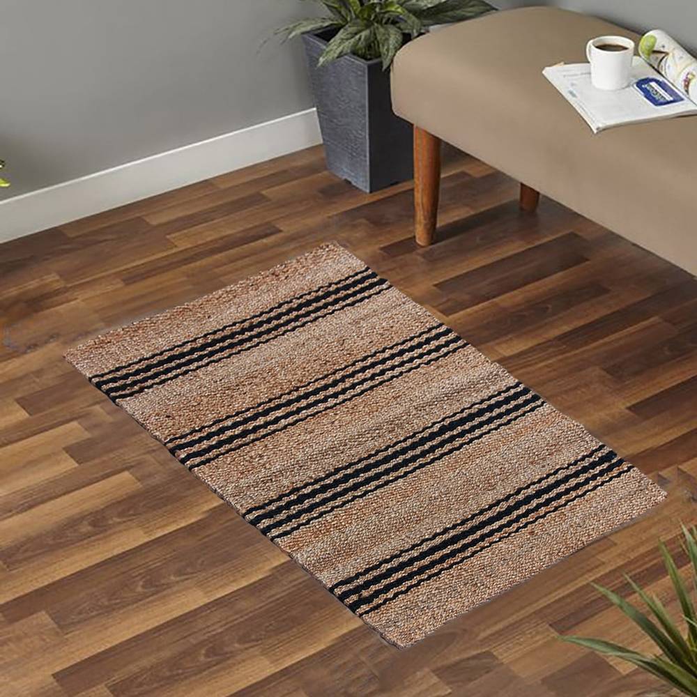 allen + roth Scatter Rugs 2 X 4 (ft) Jute Natural Indoor Area Rug | JWR 2013