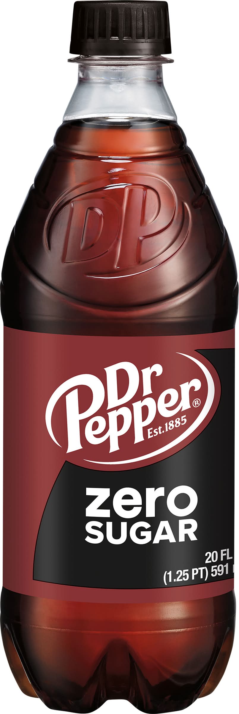 Dr Pepper Zero Sugar Soda (20 fl oz)