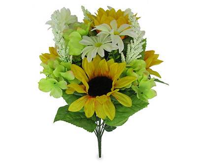 Sunflower & Hydrangea Bouquet (multi)