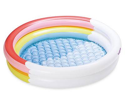 Funsicle Rainbow Heaven Funring Inflatable Kids Pool (45 in)