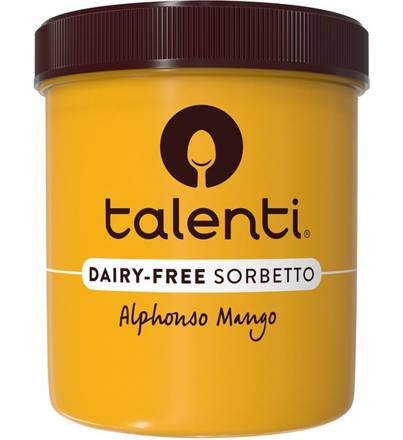 Talenti Alphonso Mango Sorbetto Gelato 16oz Carton