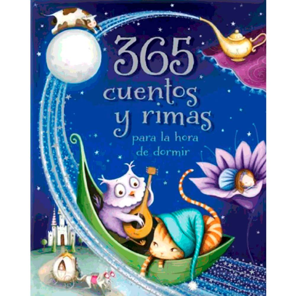 Vvaa 365 cuentos y rimas para la hora de dormir (tapa dura, 384 páginas)