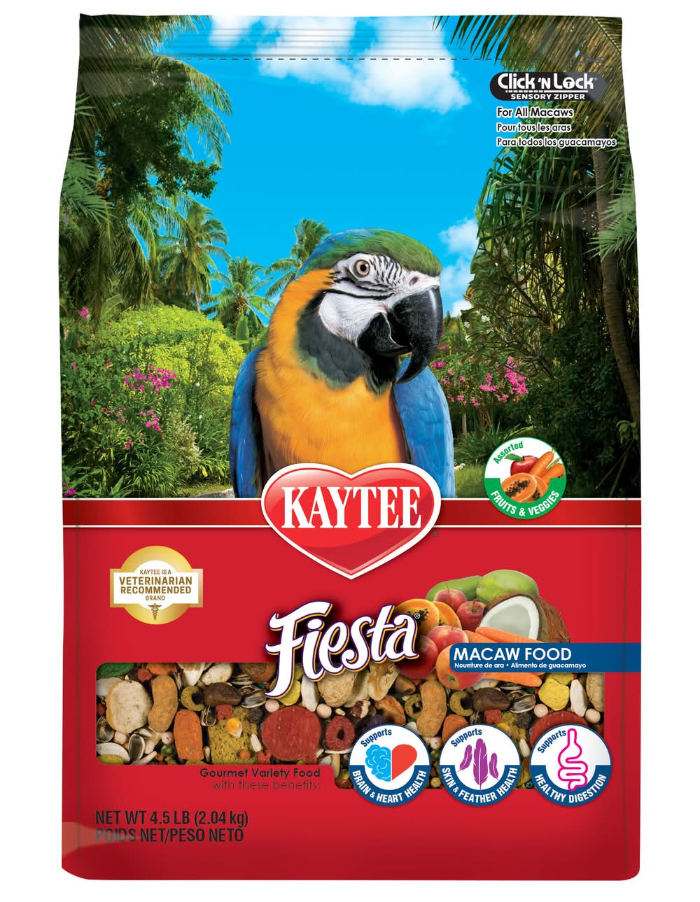 Kaytee Fiesta Macaw Bird Food (4.5 lbs)