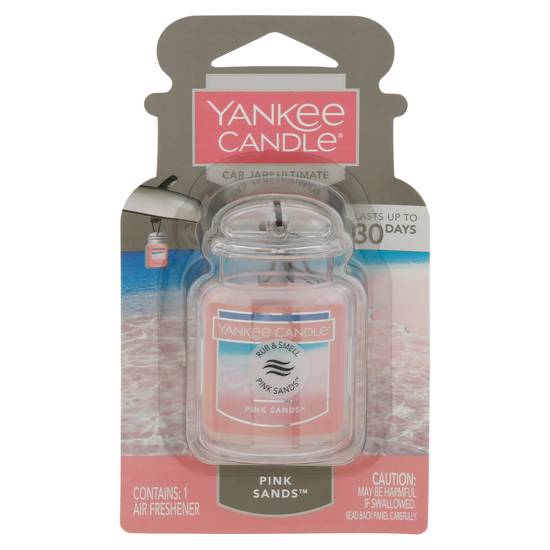 Yankee Candle Car Jar Ultimate Pink Sands Air Freshener