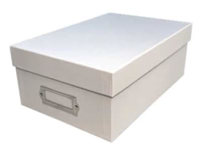 Simply Tidy Memory Storage Box, White