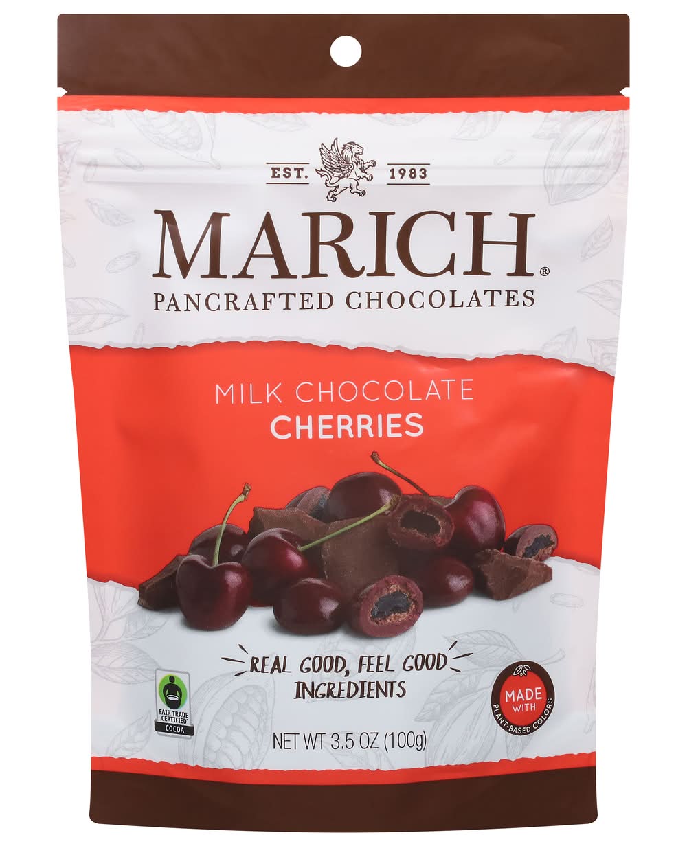 Marich Cherries, Milk Chocolate (3.5 oz)