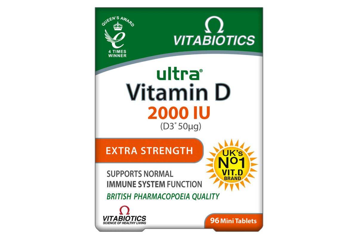 Vitabiotics Ultra Vitamin D 2000 IU Extra Strength 96 Tablets