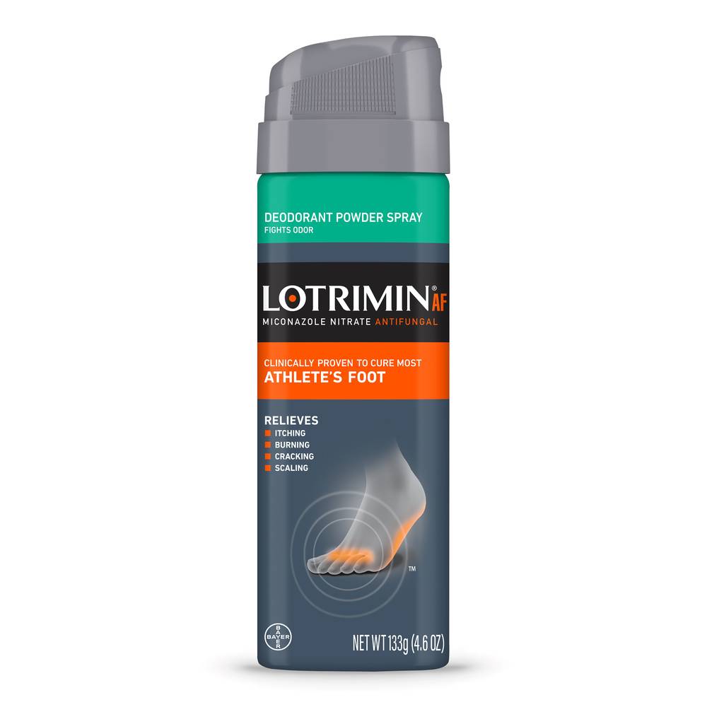 Lotrimin Af Athlete'S Foot Deodorant Powder Spray, 4.6 Oz