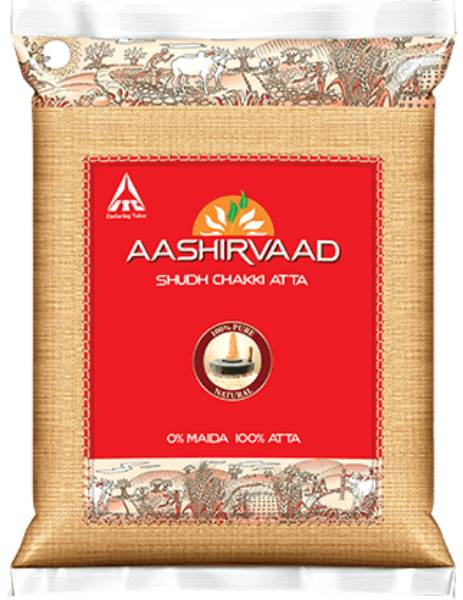 Aashirvaad Flour Whole Wheat 20lb