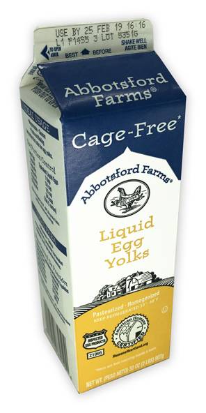 Abbotsford Farms Liquid Egg Yolk (2 lbs)