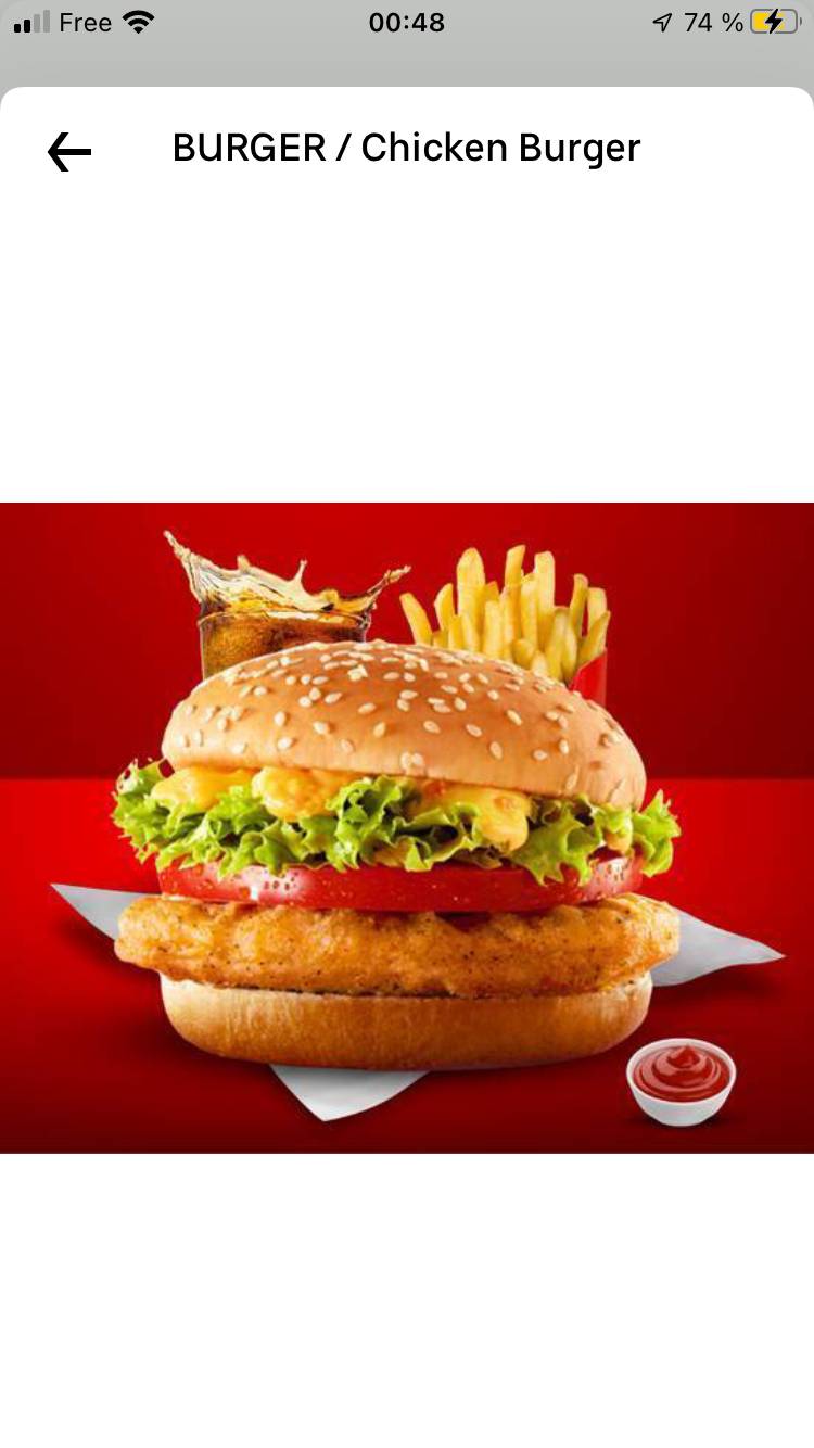chicken burger