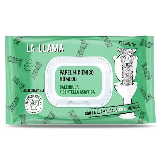 Papel Higiénico Húmedo Fresh La Llama Bolsa (80 unidades))