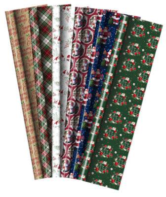 Signature Select 30 By 40 Inch Square Feet Holiday Time Wrap Styles May Vary - Each