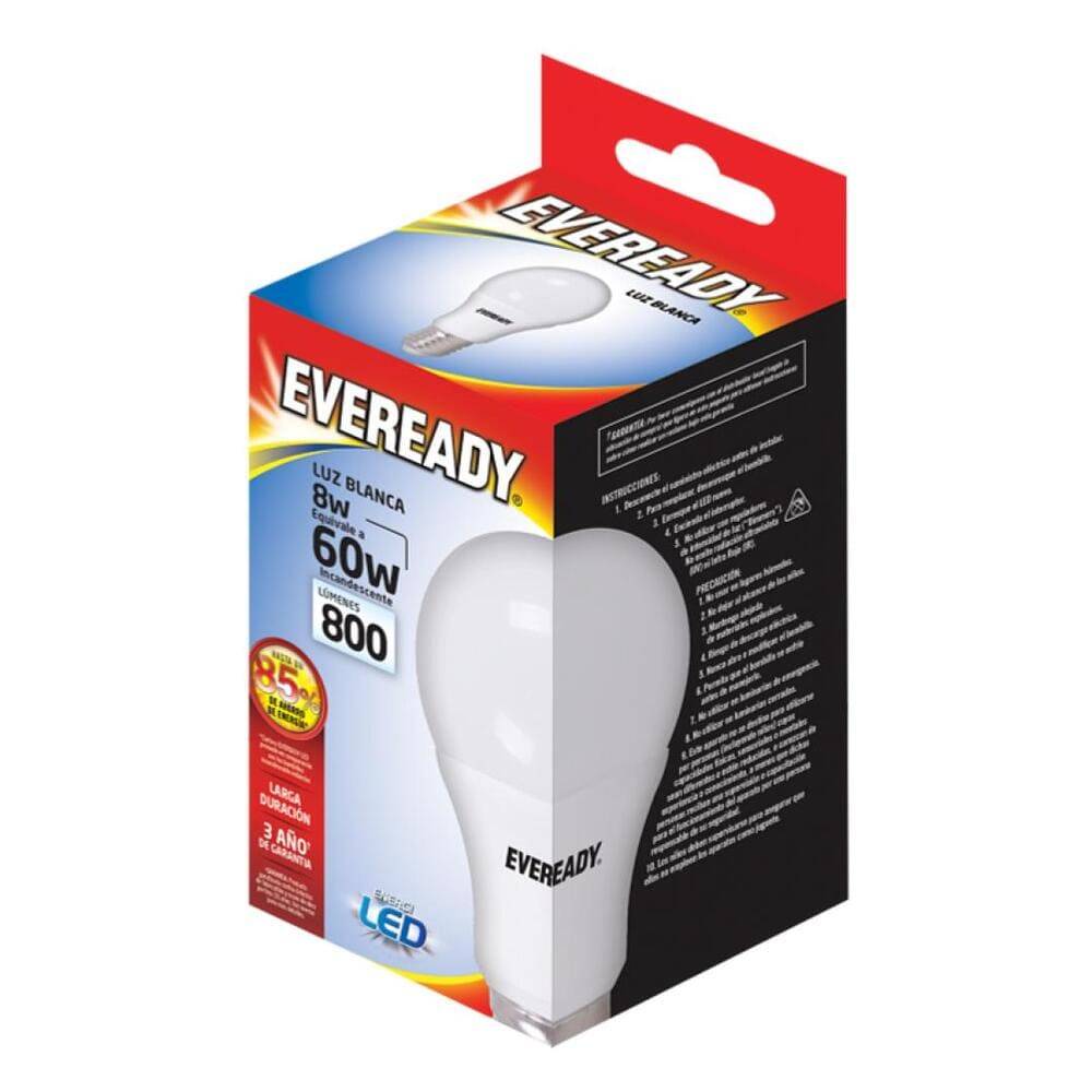 FOCO LED 8W EVEREADY C/1 1PZA