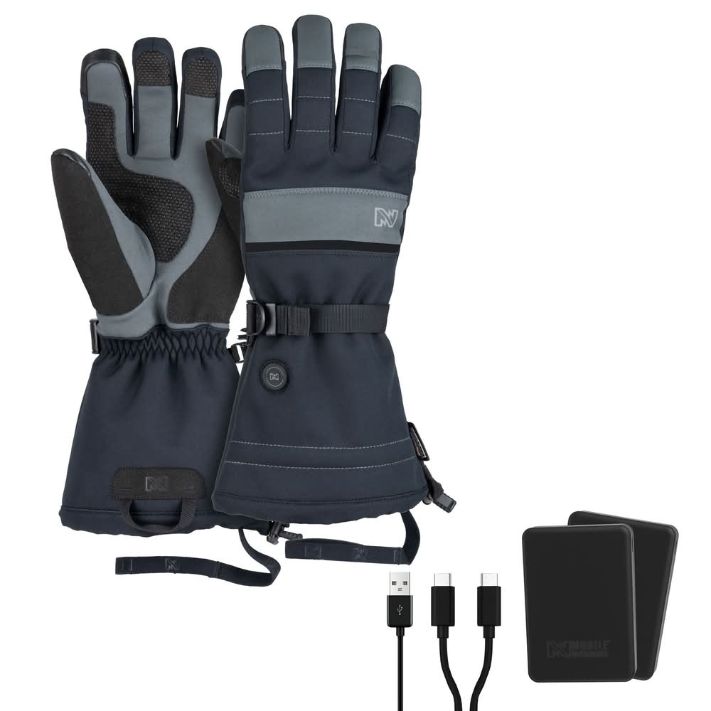 Mobile Warming Heated Gloves, Assorted Sizes