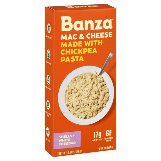 Banza Mac & Cheese Chickpea Pasta (shells white cheddar)