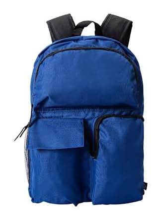 Multi-Pocket Backpack Blue