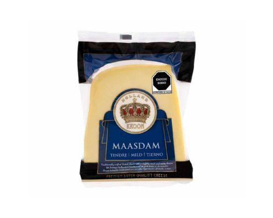 QUESO GRUYERE HOLANDES MAASDAM CORONA / TROZO 200 GMS