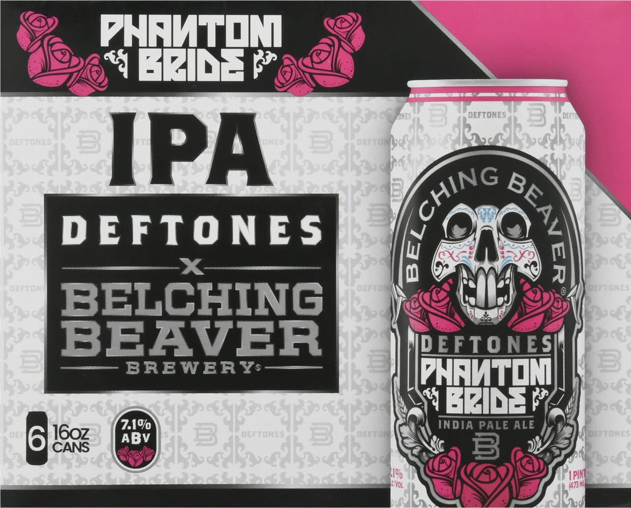 Belching Beaver Brewery Phantom Bride Ipa Beer (6 x 16 oz)