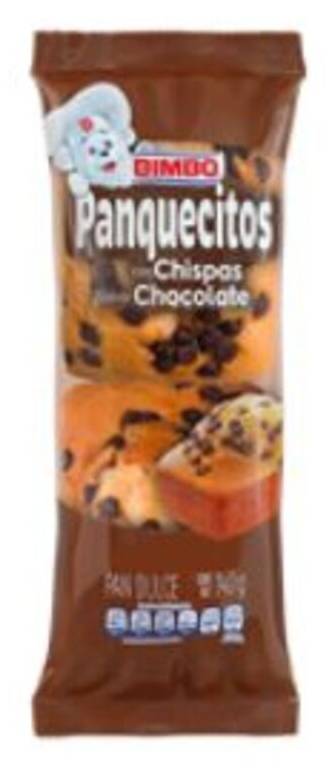 Bimbo · Panquecitos con chispas, chocolate (140 g)