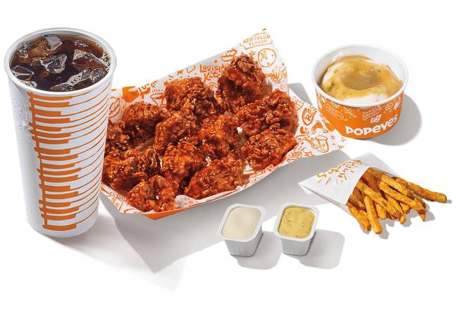 12Pc Boneless Wings Lg Combo