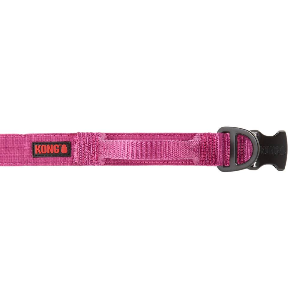 KONG® Handle Dog Collar (Color: Pink, Size: Medium)