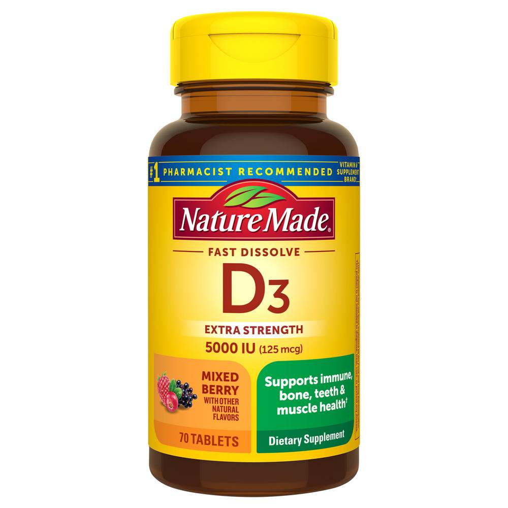 Nature Made Extra Strength Mixed Berry Vitamin D3