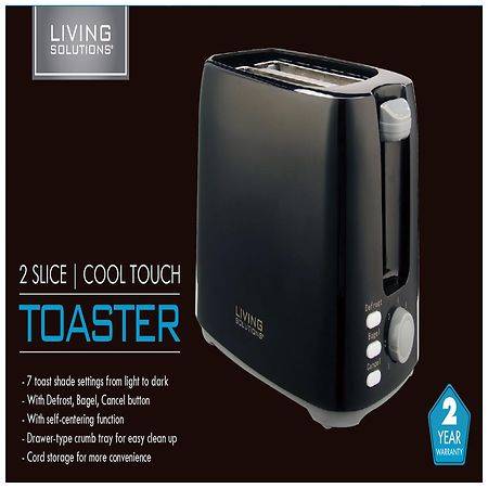 Living Solutions 2-slice Toaster