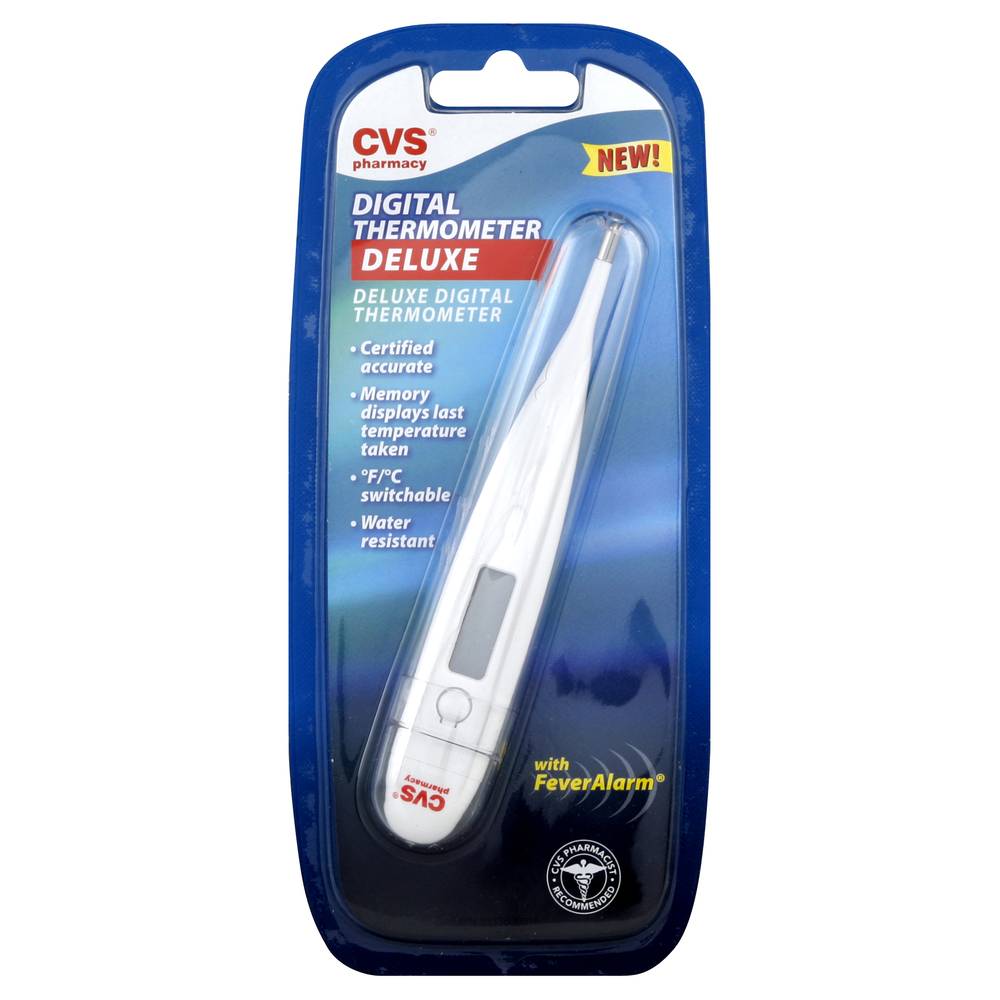 CVS Pharmacy Digital Thermometer Deluxe, White