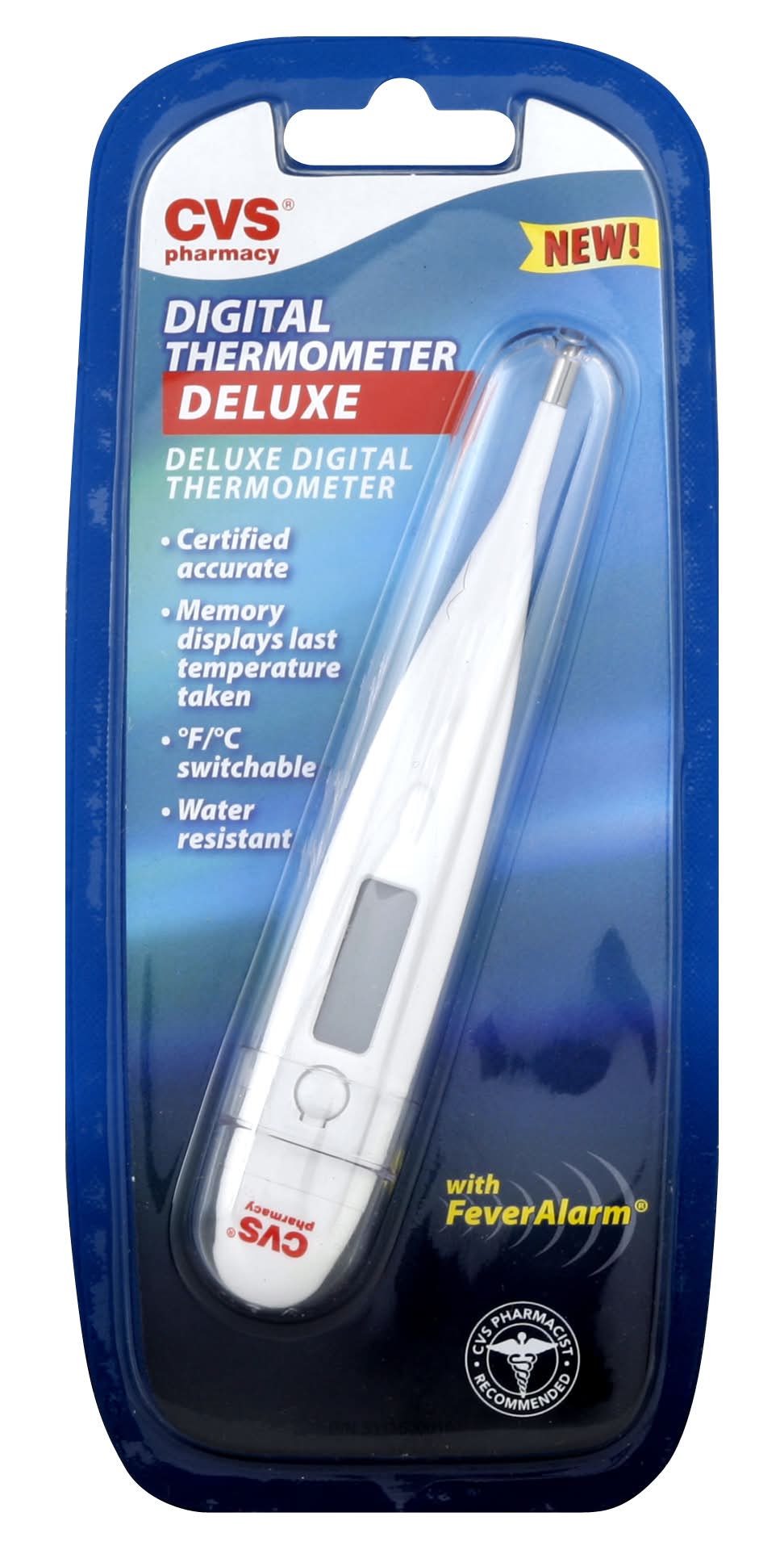 CVS Pharmacy Deluxe Digital Thermometer, White