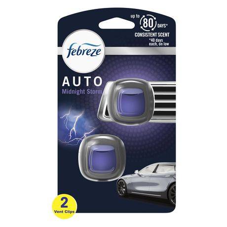 Febreze Car Vent Air Freshener (midnight storm)