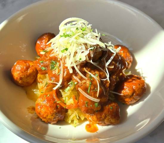 Spaghetti Squash & Meatballs