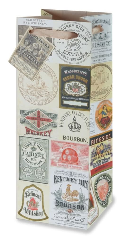 1.75L BOTTLE SPIRITS LABELS GIFT BAG