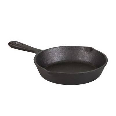 Stansport Preseasoned Cast Iron Skillet Frying Pan - 8 IN