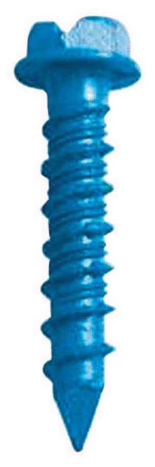 Tapcon 1/4 In. D X 1-1/4 In. L Steel Hex Head Concrete Screw Anchor 75 Pk
