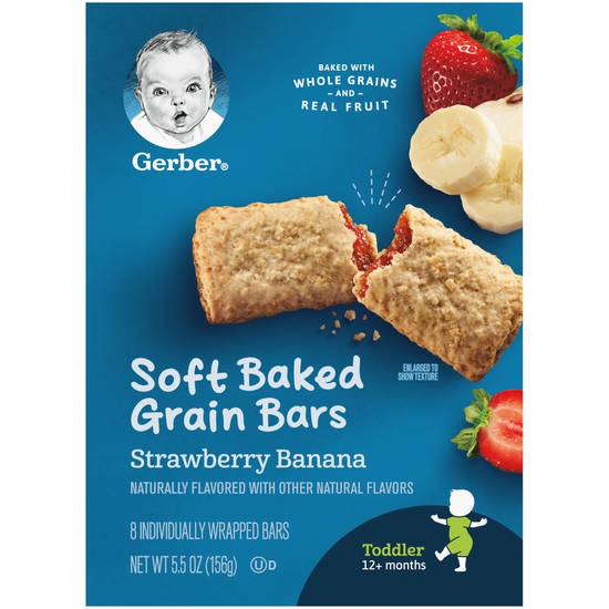 Gerber Strawberry Banana Soft Baked Grain Bars