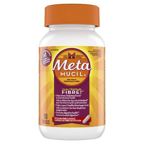 Metamucil Psyllium Fibre Capsules (160 units)