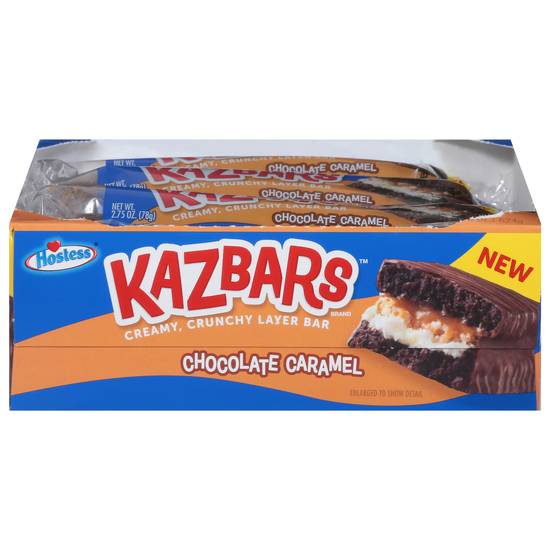 Hostess Kazbars Chocolate Caramel Layer Bar