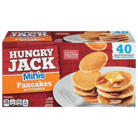 Hungry Jack Minis Buttermilk Pancakes (40 ct)