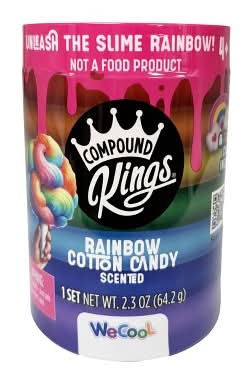 Compound Kings Layered Slime, Rainbow Cotton Candy