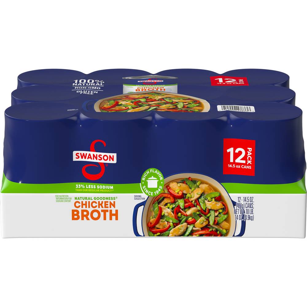 Swanson Natural Goodness Chicken Broth (12 x 14.5 oz)