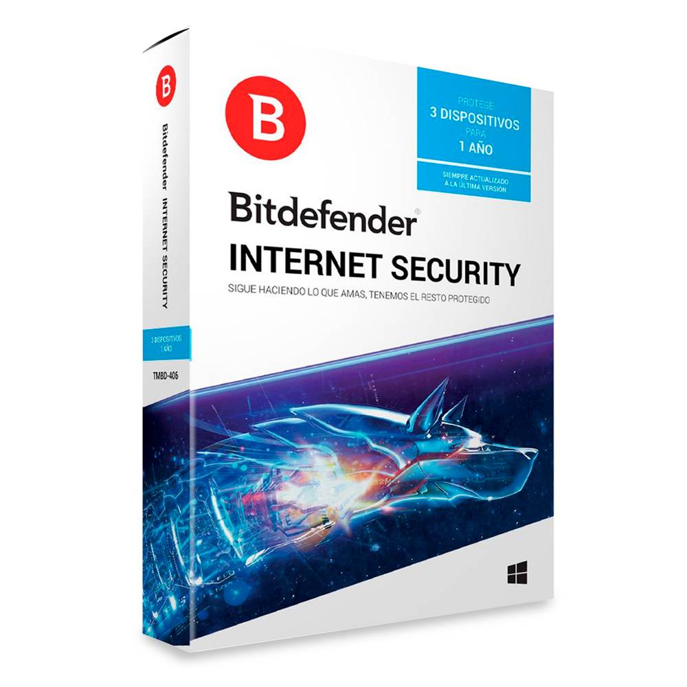 Bitdefender internet security (1 paquete)