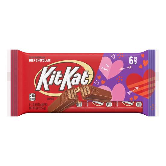 Order KIT KAT&reg; Milk Chocolate Wafer Candy Valentine's Day, 9 oz food online from CVS store, Providence County on bringmethat.com