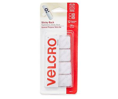 Velcro Sticky White Back Squares