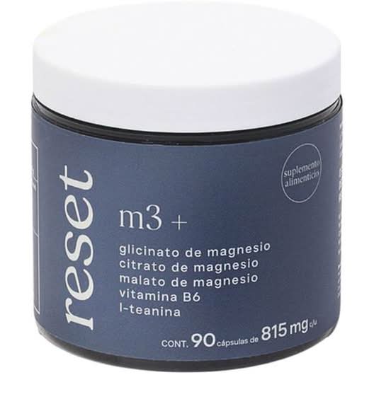 Reset · M3+ suplemento alimenticio en cápsulas de 815 mg (90 un)