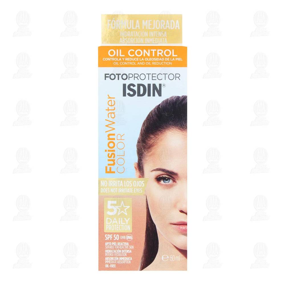 ISDIN · Fotoprotector fusion water oil control fps 50, medio (50 ml)